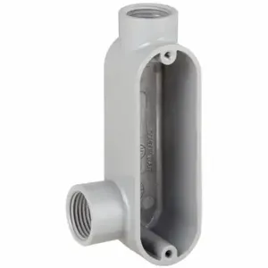 RACO LL050 Conduit Outlet Body, Aluminum, 1/2 Inch Trade Size, Ll Body, 4.3 Cu Inch Body Capacity | CT8LAD 52AW10