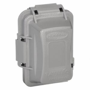 RACO MM420G While Inch Use Weatherproof Cover, Polycarbonate, 2 3/4 Inch Dp, Horizontal or Vertical | CT8LDY 52AX59