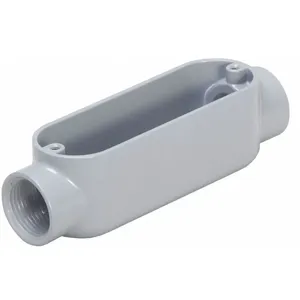 RACO RC075 Conduit Outlet Body, Aluminum, 3/4 Inch Trade Size, C Body, 7.3 Cu Inch Body Capacity | CT8LAF 52AW12