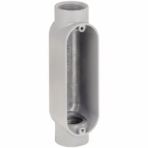 CONDOR RC100 Conduit Outlet Body, 1 Inch Trade Size, 12 Cu. Inch Body Cap., Threaded Hub, Flat | CH6TCX 52AW21