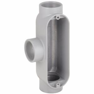 RACO T200 Conduit Outlet Body, Aluminum, 2 Inch Trade Size, T Body, 67 Cu Inch Body Capacity | CT8LAN 52AW32