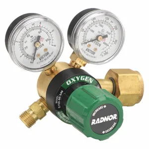 RADNOR RAD64003029 Gas Regulator, Single Stage, CGA 540 Inlet, 9/16 18 M RH Outlet, 60 PSIg | CT8LHB 31UR36