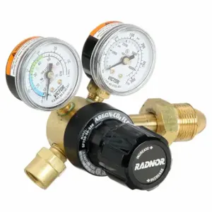 RADNOR RAD64003036 Flow Gauge Regulator, CGA 580 Inlet, 5/8 18 F RH Outlet, Flow Gauge Regulator | CT8LGM 31UR43