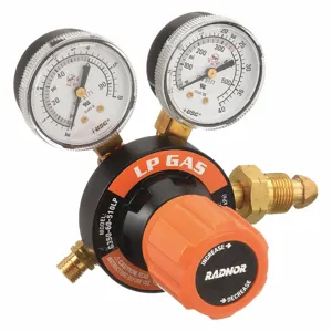 RADNOR RAD64003065 Gas Regulator, Single Stage, CGA 510 Inlet, 9/16 18 M LH Outlet, 40 PSIg | CT8LGW 31UR61