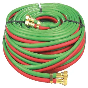 RADNOR RAD64003332 Twin Welding Hose 3/8 Diameter 50 feet Grade R | AG2NRK 31UT46