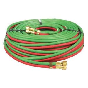 RADNOR RAD64003311 Tw Inch Lengthine Welding Hose, 1/4 Inch Heightose Inside Dia, Green/Red, BB x BB | CT8LHM 31UT16