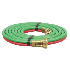 RADNOR RAD64003350 Tw Inch Lengthine Welding Hose, 1/4 Inch Heightose Inside Dia, Green/Red, BB x BB | CT8LHL 31UT09