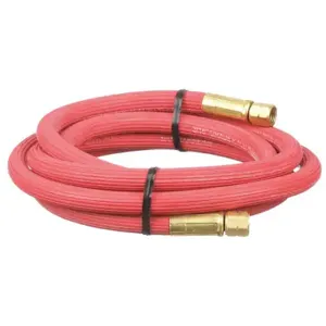 RADNOR RAD64003352 Single Line Welding Hose, 3/16 Inch Hose Inside Dia, Red, 6 ft Hose Length | CT8LJK 31UT31