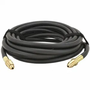 RADNOR RAD64003357 Inert Gas Hose, 1/4 Inch Size Hose Inside Dia, Black, MRH x MRH, 10 ft Hose Length | CT8LJD 31UT04