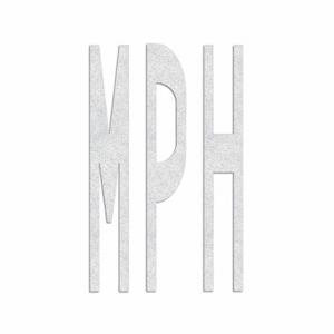 RAE PR-TH-3638 Preformed Thermoplastic Pavement Markings, Mph, White, 8 Ft Length, 4 1/2 Ft Width | CT8LNH 18E549