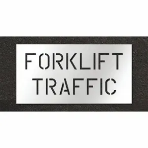 RAE STL-108-10602 Pavement Stencil, klift Traffic, 35 X 15 Inch Message Size | CT8MEH 429X51