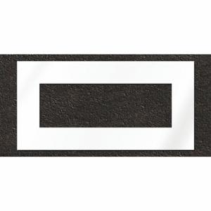 RAE STL-108-5210 Pavement Stencil, Rectangle, 48 Inch Width, 96 Inch Height, 0.125 Inch Thick, Clear | CT8MJQ 429X25