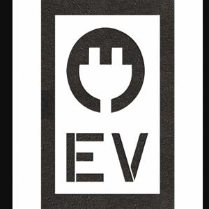 RAE STL-108-54815 Pavement Stencil, Ev Letters/Plug, 56 Inch Height, 36 Inch Width, 0.125 Inch Thick1 Pieces | CT8MCW 419Y94