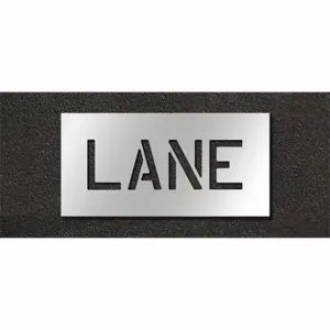 RAE STL-108-70602 Pavement Stencil, Lane, 0.125 Inch Thick, 12 Inch Height, 25 Inch Width | CT8MFL 429U63