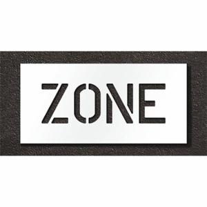 RAE STL-108-71024 Pavement Stencil, Zone, 0.125 Inch Thick, 16 Inch Height, 42 Inch Width | CT8MNM 429V24