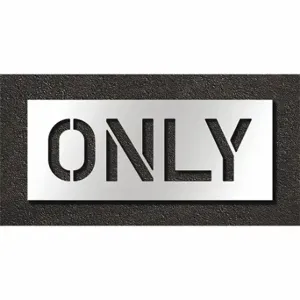 RAE STL-108-71006 Pavement Stencil, Only, 0.125 Inch Thick, 16 Inch Height, 39 Inch Width | CT8MHN 429V06