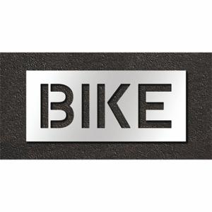 RAE STL-108-71017 Pavement Stencil, Bike, 0.125 Inch Thick, 16 Inch Height, 36 Inch Width | CT8LYZ 429V17