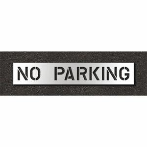 RAE STL-108-71032 Pavement Stencil, No Parking, 0.125 Inch Thick, 16 Inch Height, 89 Inch Width | CT8MQQ 429V32