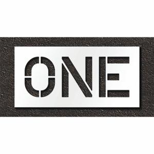 RAE STL-108-71209 Pavement Stencil, One, 0.125 Inch Thick, 18 Inch Height, 37 Inch Width | CT8MHF 429V45