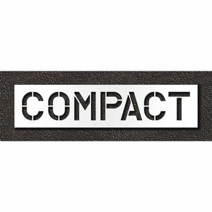 RAE STL-108-71211 Pavement Stencil, Compact, 0.125 Inch Thick, 18 Inch Height, 77 Inch Width | CT8MAC 429V47