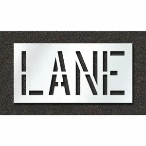 RAE STL-108-71802 Pavement Stencil, Lane, 0.125 Inch Thick, 24 Inch Height, 48 Inch Width | CT8MFN 429V74