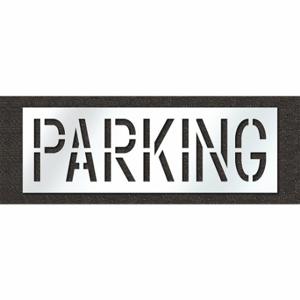 RAE STL-108-71822 Pavement Stencil, Parking, 0.125 Inch Thick, 24 Inch Height, 72 Inch Width | CT8MHZ 429V94