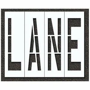 RAE STL-108-79602 Pavement Stencil, Lane, 0.125 Inch Thick, 120 Inch Height, 144 Inch Width | CT8MPT 429X27