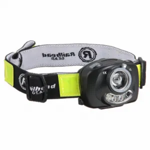 RAILHEAD GEAR KE-FC115 Motion-Activated Headlamp, 150 lm Max Brightness, 80 hr Max Run Time, High/Low/Reading | CT8MUF 39F122