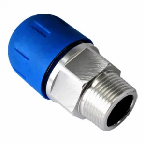 RAPIDAIR F1018 Air fitting, Aluminum, 20 mm Tube OD, 1/2 Inch Pipe Size | CT8NAJ 787YU1