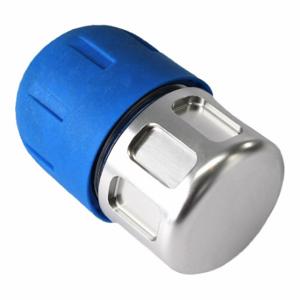 RAPIDAIR F2006 Air Fitting, Clear Anodize Aluminum, 1 Inch Tube OD, Compression | CT8MZV 787YU9