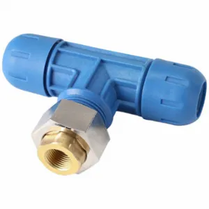 RAPIDAIR F2008 Air Fitting, Nylon, 25 mm x 25 mm Tube OD, 3/4 Inch Pipe Size | CT8NAT 787YT2