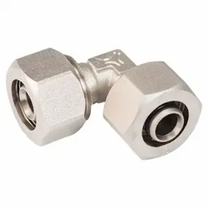 RAPIDAIR M8080 Maxline Compressed Air Fitting, Nickel-Plated Brass, Compression x Compression | CT8NBC 787YM1