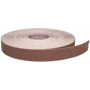 GRAINGER 05539510340 Medium Aluminium Oxide Abrasive Roll, 150 ft. L x 2 Inch W, P60 Grit | CD2NAJ 435Y45