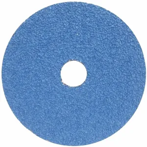 GRAINGER 05539510713 5 Inch Coated Fiber Disc, 7/8 Inch Hole Size, 24 Grit Zirconia Alumina, 25 Pk | CD2NCH 436A21