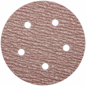 GRAINGER 05539520307 Sanding Disc, Hook-And-Loop, Coated, 320 Grit, Very Fine Grade | AX3NAC 436A06