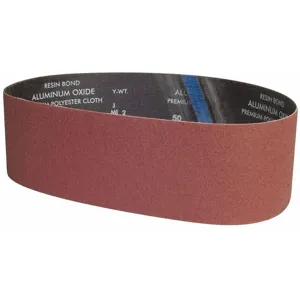 GRAINGER 05539554843 Sanding Belt, 48 Inch L, 6 Inch W, Aluminium Oxide, 36 Grit, Extra Coarse, Coated | CD2NAT 435Z02