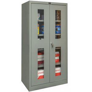 GRAINGER 210S361872SV-HG Commercial Storage Cabinet, Dark Gray, 72 x 36 x 18 Inch Size, Unassembled | CD3WKY 411K91