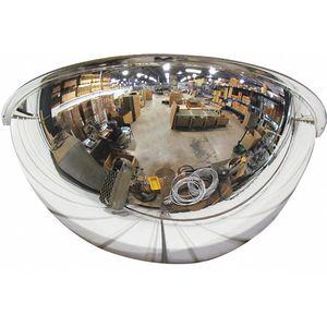 GRAINGER 2GVY1 32 Inch Dia. Acrylic 180 Deg. Half Dome Mirror, 32 ft. Approx. Viewing Distance | CD2HEB