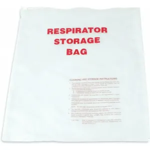 GRAINGER 30E982 Respirator Storage Bag, PVC, 16 x 14 Inch Size | CD2YRG