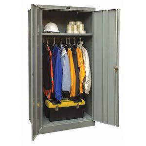 GRAINGER 430W361878HG Commercial Storage Cabinet, Dark Gray, 78 x 36 x 18 Inch Size, Unassembled | CD3WZU 411L53