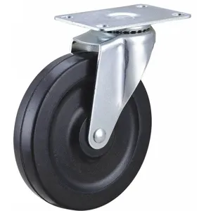 GRAINGER 437V26 5 Inch Light-Duty Swivel Plate Caster, 200 Lbs. Load Rating | CD2JDW