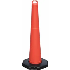 GRAINGER 45YJ68 Traffic Cone, 42 Inch Cone Height, Orange, Polyethylene | CD2YTE