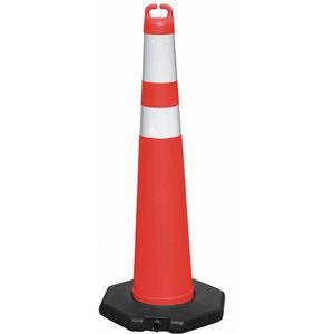 GRAINGER 45YJ69 Traffic Cone, 42 Inch Cone Height, Orange, Polyethylene | CD2WNQ