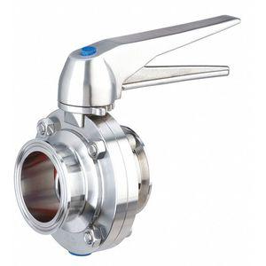 GRAINGER 51C-61.0MS/STH 1 Inch Butterfly Valve, Stainless Steel | CD2LMX 53CU01