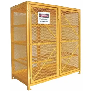 GRAINGER 5CHL2 Horizontal Storage, 65 x 60 x 30 Inch, Unassembled, Yellow | CD3YZQ