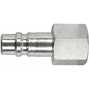 GRAINGER 5ZLR0 Universal Quick Coupler Plug, Steel | CD2YQN