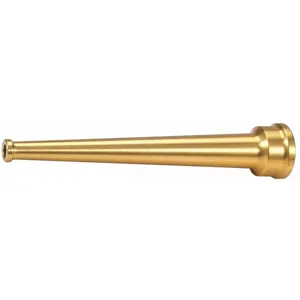 GRAINGER 6AKC5 Fire Hose Nozzle, 1-1/2 Inch, Brass | CD2KLL