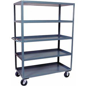 GRAINGER CF236P600GP Stock Cart, 3000 Lbs. Load Capacity, No. of Shelves 6, Gray | CD2KMR 9E623