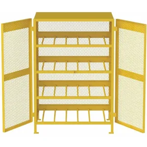 GRAINGER CH120YP Horizontal Storage, 71 x 50 x 40 Inch, Yellow | CD3XQZ 8E498