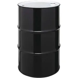 GRAINGER DRTU55-999 Transport Drum, 55 Gallon, Black Steel, Closed Head | CD2TBM 476H49